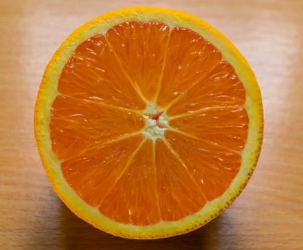 Orange, half of orange Stock Photos