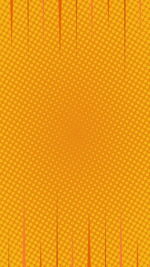 Orange halftone abstract comic vertical background animation with fast lines 스톡 동영상 335216662