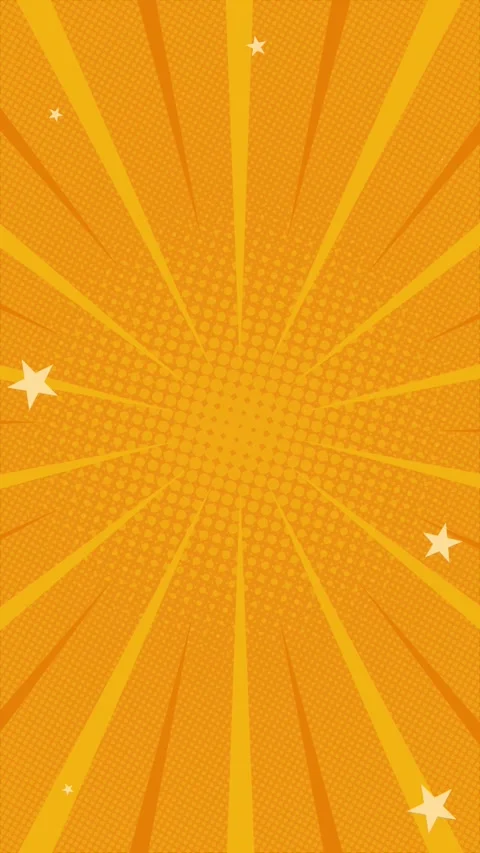 Orange halftone comic vertical background animation with quick stripes around Stock-Footage 335215412