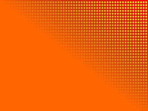 Orange halftone. gradient halftone background. Stock Illustration