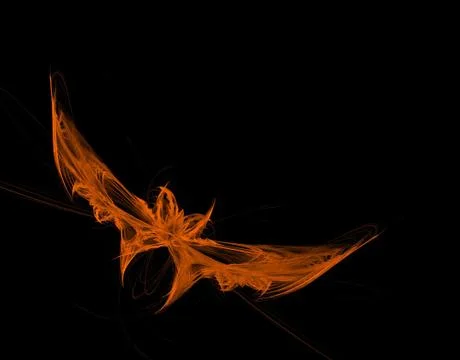 Orange Halloween Bat 스톡 일러스트