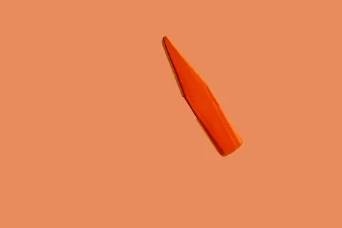 Orange head of the hammer without handle Stock Photos