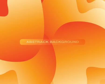 Orange heart abstrack background with overlap layer Stock Illustration