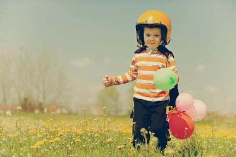 Orange hero Stock Photos