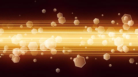 Orange Hexa Streaks 스톡 동영상 37622999