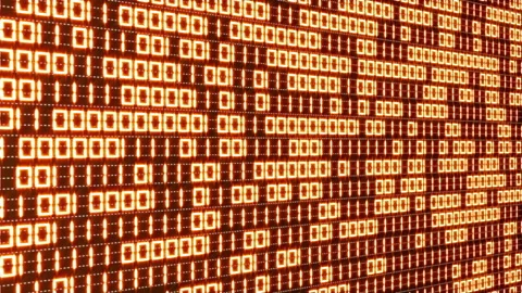 Orange hexadecimal motion big data digital code pattern texture flow mainframe Stock Footage 171758306
