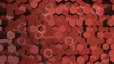 ORANGE HEXAGON Vidéo 145722836