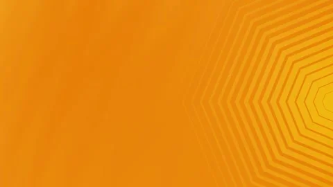 Orange Hexagonal Tunnel with Depth Optical Illusion. Stock Footage 286776266