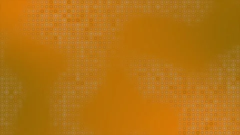 Orange hi-tech circular dots appearing and disappearing background Vídeo Stock 296616323