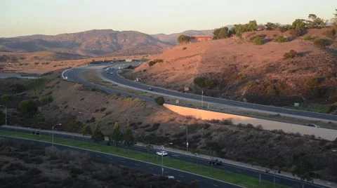 Orange Hills Traffic Stock Footage 44511660