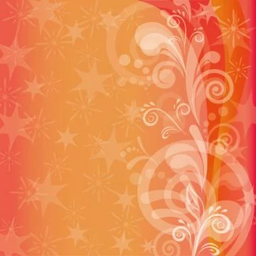 Orange holiday background Stock Illustration