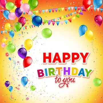 Orange holiday background Stock Illustration