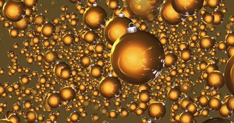 Orange Holiday Lights Background Stock Footage 140178718