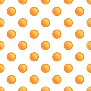 Orange honey drops seamless pattern on white background Stock Illustration