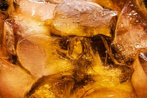 Orange ice Foto stock