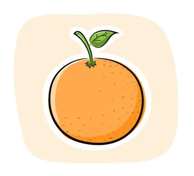 Orange Icon Stock Illustration