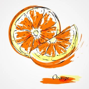 Orange Stock Illustration