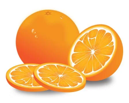 Orange, illustration Illustrazione stock