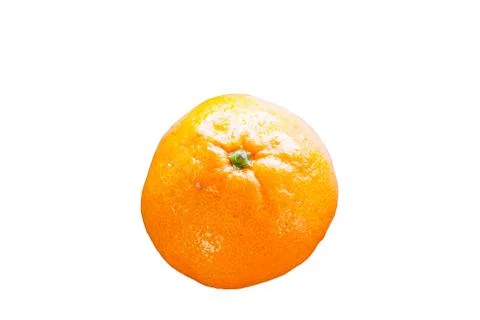 Orange image isolated on white background Stock Photos