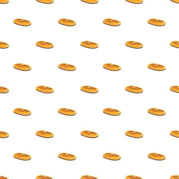 Orange inflatable boat seamless pattern with shadow Illustrazione stock