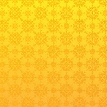 Orange islamic pattern, vector Stock Illustration
