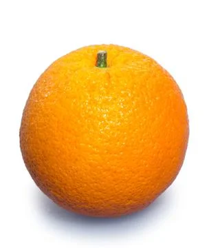 Orange on the isolated background Stock Photos