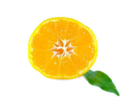 Orange, isolated, fruit Stock Photos