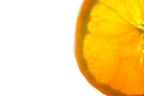 Orange, isolated, fruit Stock Photos