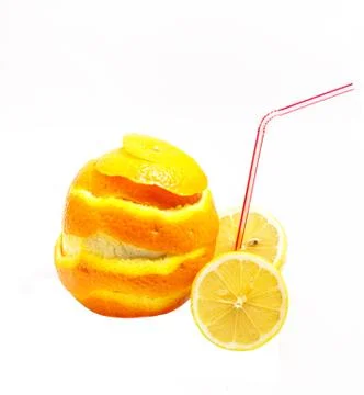 Orange isolated Stock Photos