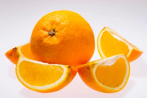 Orange isolated Stock Photos