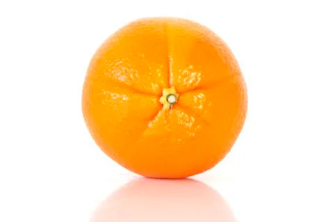 Orange isolated on white background. Stock Photos