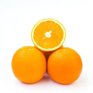 Orange isolated on white background Foto stock