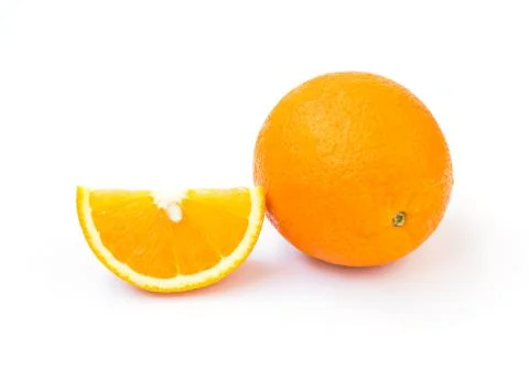 Orange isolated on white background Stock Photos