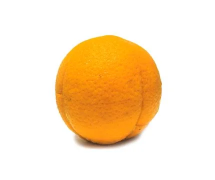 Orange isolated on a white background Stock Photos