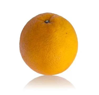 Orange isolated on a white background Stock Photos