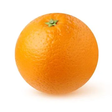 Orange  isolated on a white background. Stock Photos