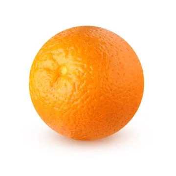 Orange isolated on a white background. Stock Photos