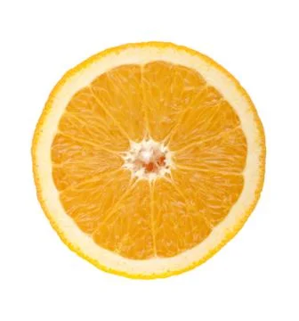 Orange isolated on white background Stock Photos