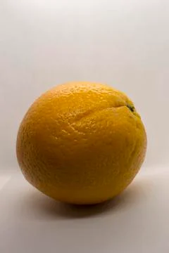Orange isolated on a White background Stock Photos