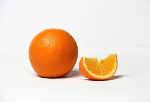 Orange isolated on white background Stock Photos