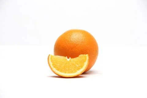Orange isolated on white background Stock Photos