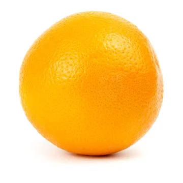 Orange isolated on a white background Stock Photos