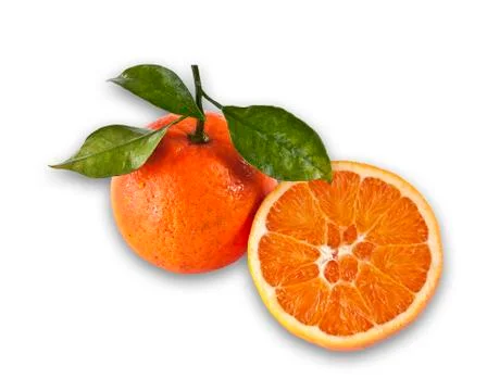 Orange isolated on white background Stock-Fotos