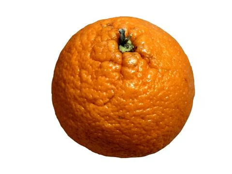 Orange isolated on white background Photos