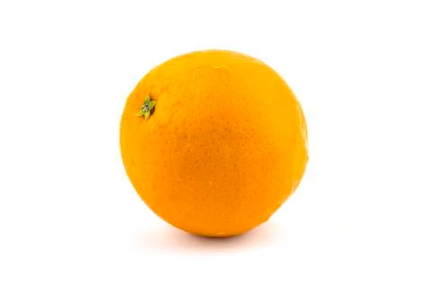 Orange isolated on white background. Save with clipping path. Stock Photos