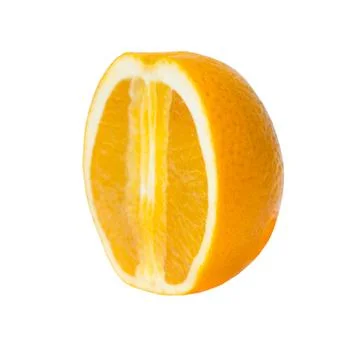 Orange isolated on white Stock Photos