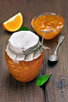 Orange jam Foto stock