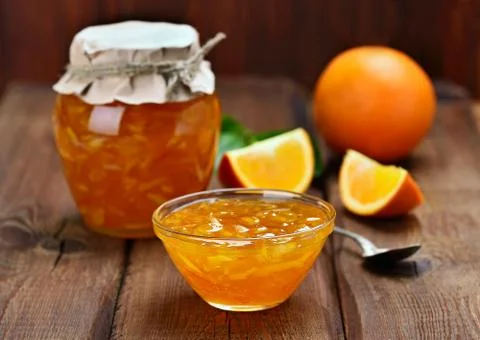 Orange jam Foto stock
