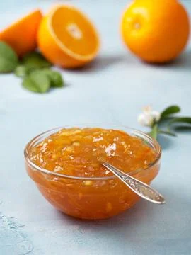 Orange jam Stock Photos
