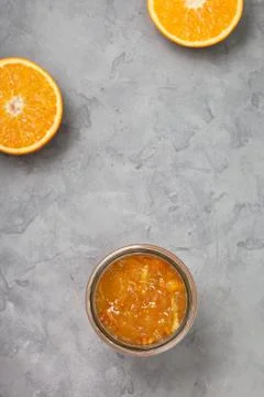 Orange jam Stock Photos
